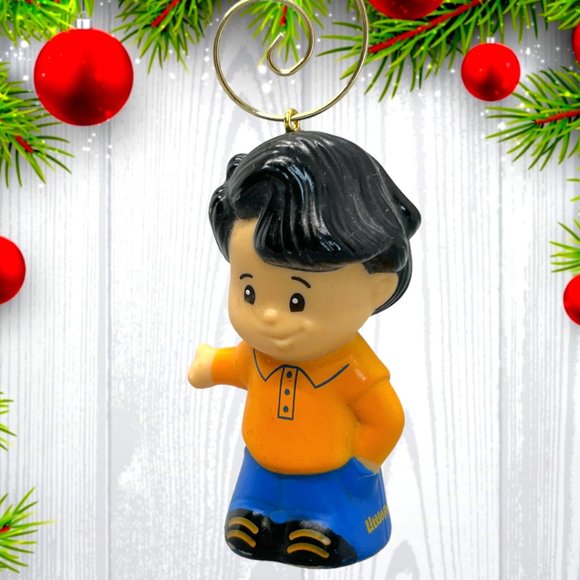 Fisher‎ Price Little People Boy 2.5" ONE OF A KIND Christmas Tree Ornament - Picture 3 of 3